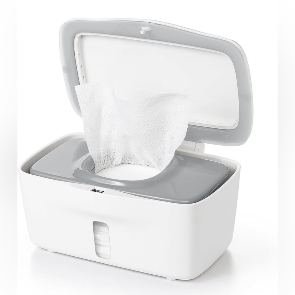 OXO White and Blue Wipe Dispenser